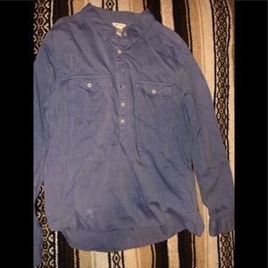 Denim Colored Button Down